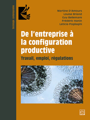 cover image of De l'entreprise à la configuration productive